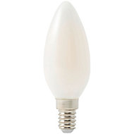 Ampoule LED Diall en verre E14 4,5W=40W blanc chaud