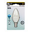 Ampoule LED Diall flamme E14 4,5W=40W blanc neutre