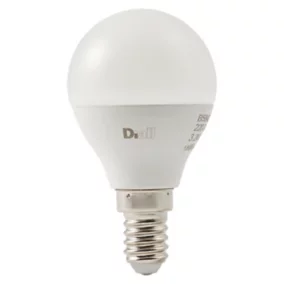 Ampoule LED Diall mini globe E14 3,3W=25W blanc chaud