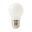 Ampoule LED Diall mini globe E27 5,5W=42W blanc chaud