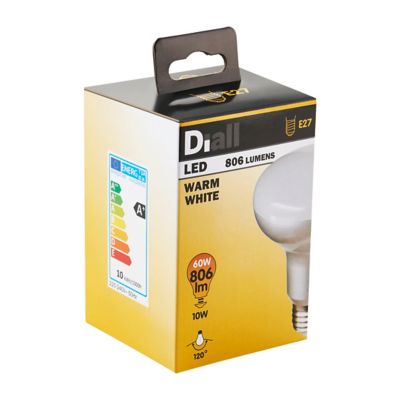 Ampoule LED Philips R80 60W équivalent E27 - Blanc Chaud Dimmable (givré)
