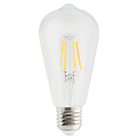 Ampoule LED Diall ST64 E27 4,5W=40W blanc chaud