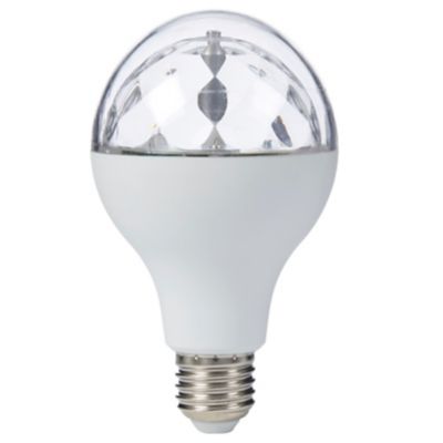 Ampoule LED disco E27 3W=30W RVB Castorama