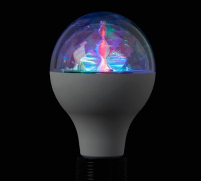 Ampoule LED DISCO coloris multicolore 8 x 13 cm - 4MURS