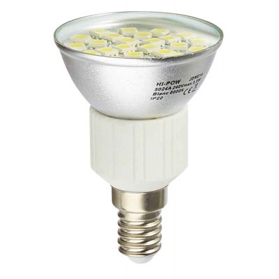 Ampoule LED E14 Dimmable à 24 SMD5024 3.5W 310lm 120 (31W) - Blanc Froid