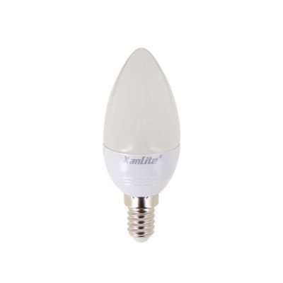 Ampoule LED E14 Flamme IP20 470lm 5W 40W Xanlite blanc chaud Castorama