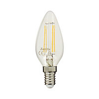 Ampoule LED E14 Flamme IP20 470lm 5W 40W Xanlite blanc chaud