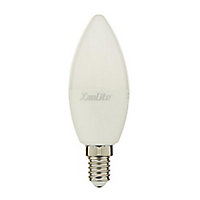 Ampoule LED E14 Flamme IP20 470lm 5W 40W Xanlite blanc neutre