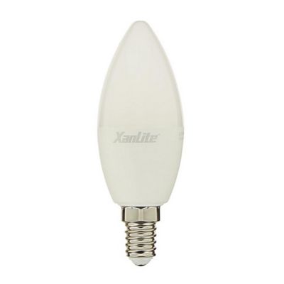 Ampoule LED E14 Flamme IP20 470lm 5W 40W Xanlite blanc neutre Castorama