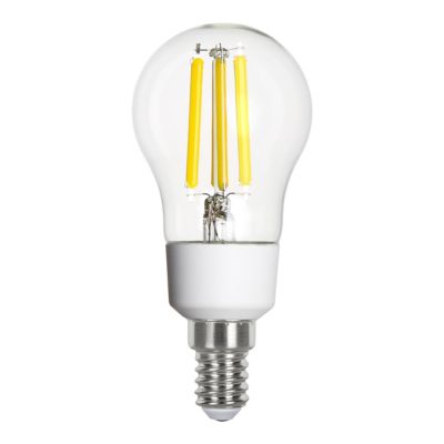 Ampoule LED E14 mini globe filament transparent 470 lm blanc chaud 2,2W grade A Jacobsen