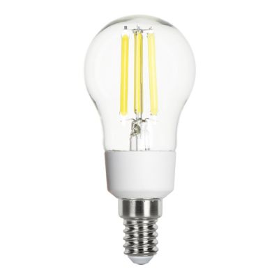 Ampoule LED E14 mini globe filament transparent 470 lm blanc neutre 2,2W grade A Jacobsen