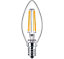 Ampoule LED E14 (SES) B35 CL 806lm 6.5W = 60W IP20 blanc chaud Philips