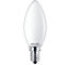 Ampoule LED E14 (SES) flamme dépolie 470lm 4.3W = 40W IP20 blanc chaud Philips