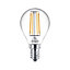 Ampoule LED E14 (SES) standard transparent 470lm 4.3W = 40W IP20 blanc chaud Philips