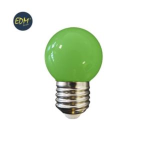 Ampoule LED E27 1,5W Ronde équivalent à 15W - Verde