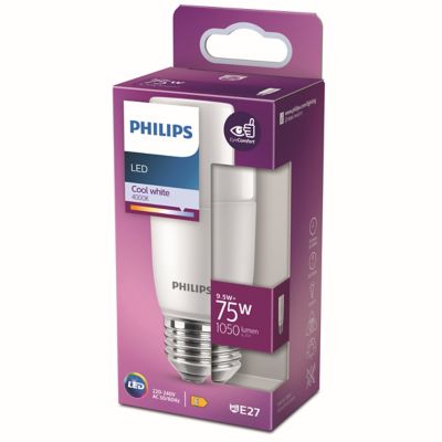 Ampoule LED E27 1050lm 9.5W IP20 blanc froid Philips Castorama