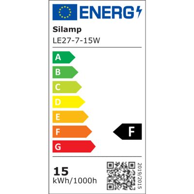 Ampoule LED E27 15W 220V A65 - Blanc Chaud 2300K - 3500K - SILAMP