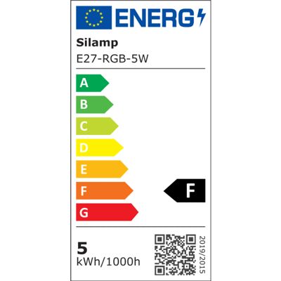 Ampoule LED E27 5W 220V RGBW (Pack de 5) - SILAMP