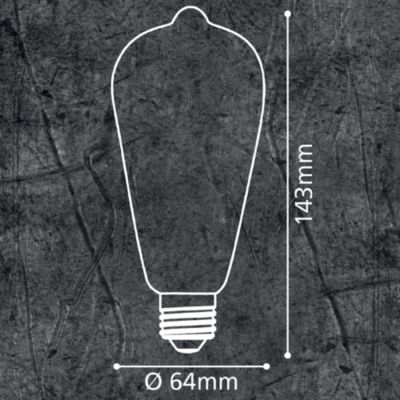 Ampoule LED E27 806lm blanc chaud dimmable 8W Eglo