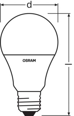 Ampoule LED E27 806lm RGB dimmable + télécommande 9,4W Osram