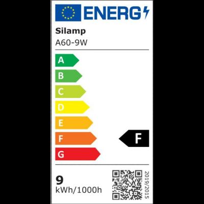 Ampoule LED E27 9W 220V A60 180 (Pack de 10) - Silumen - Blanc Froid 6000K - Classe A+