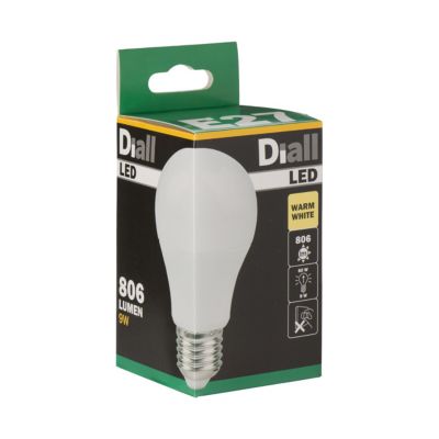 Ampoule LED E27 9W=60W blanc chaud Castorama