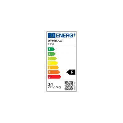 Ampoule LED E27 A60 - 14W - 1380lm - 4000K - Lumière Neutre - Optonica