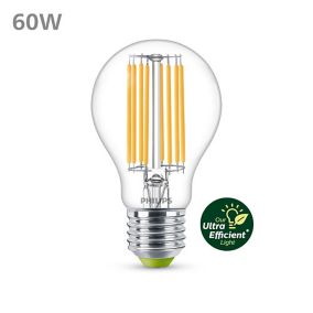 Ampoule LED E27 A60 840lm 4/60W blanc Philips l.6 x H.10,5 cm