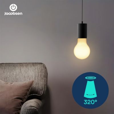 Ampoule LED E27 A60 dépoli 806 lm blanc chaud 3,8W grade A Jacobsen