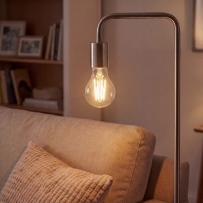 Ampoule LED E27 A60 filament transparent 470 lm blanc chaud 2,2W grade A Jacobsen