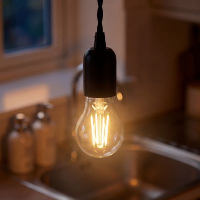 Ampoule LED E27 A60 filament transparent 470 lm blanc chaud 2,2W grade A Jacobsen