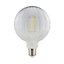 Ampoule LED E27 ballon à filament linéaire transparent blanc chaud Jacobsen