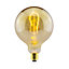 Ampoule LED E27 ballon à filament spirale ambré blanc chaud Jacobsen