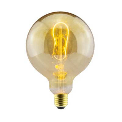 Ampoule LED E27 ballon à filament spirale ambré blanc chaud Jacobsen