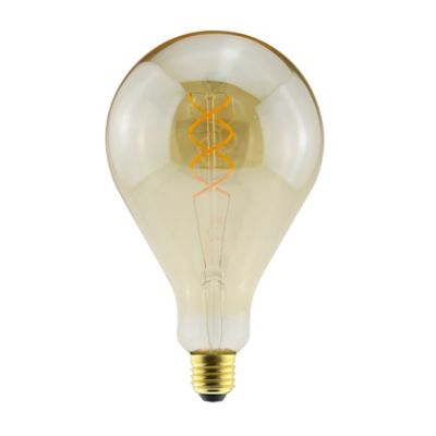 Ampoule LED E27 ballon filament ambré 250 lm blanc chaud 5W Diall