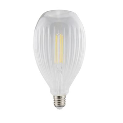 Ampoule LED E27 boule à filament linéaire transparent blanc chaud