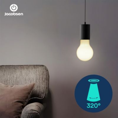 Ampoule LED E27 dépoli filament 1055 lm blanc neutre 5W grade A Jacobse