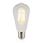 Ampoule LED E27 edison filament 806lm=60W blanc chaud Eco Jacobsen