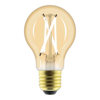 Ampoule LED E27 filament ambré connectée blanc variable 806 lm dimmable 7W Jacobsen Myko
