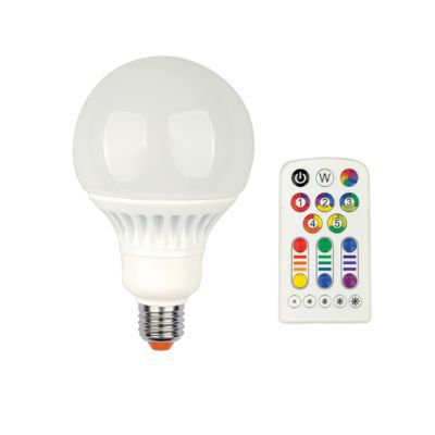 Ampoule Led E27 Globe 3en1 Veezio 13w 60w Rgb Blanc Chaud Castorama 