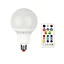 Ampoule LED E27 Globe 3en1 Veezio 13W=60W RGB + Blanc Chaud