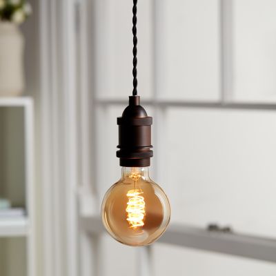 Ampoule LED E27 globe filament ambré 250 lm blanc chaud 5W Diall