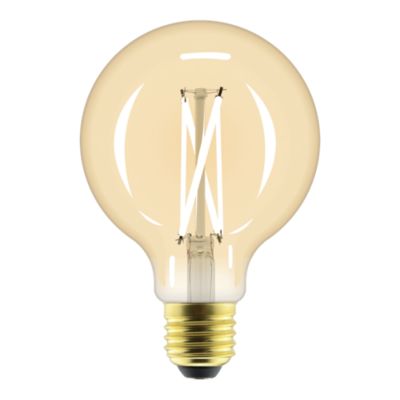 Ampoule LED E27 globe filament ambré connectée blanc variable 1055 lm dimmable 8,5W Jacobsen Myko