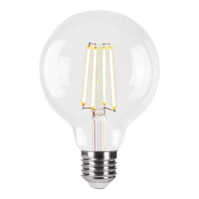 Ampoule LED E27 globe filament transparent 806 lm blanc chaud 3,8W grade A Jacobsen