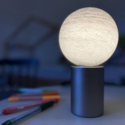 Ampoule LED E27 globe lune Ø12,5cm 300lm blanc chaud Girard Sudron