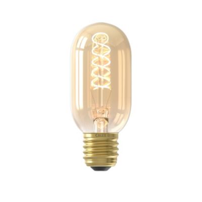 Ampoule LED E27 tube filament spirale transparent 470 lm blanc chaud — free download