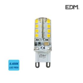 Ampoule LED - EDM - G9 - 2,5W - 200 Lumens - 6400K - Série Silicone