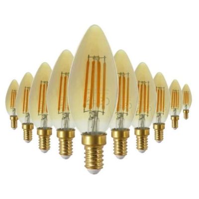 Ampoule LED Filament 4W G45 - Blanc Chaud 2300k-3500k - Pack de 10