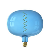 Ampoule LED filament décorative Boden E27 bleu Calex