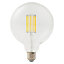 Ampoule LED à filament Diall globe E27 13W=100W blanc neutre